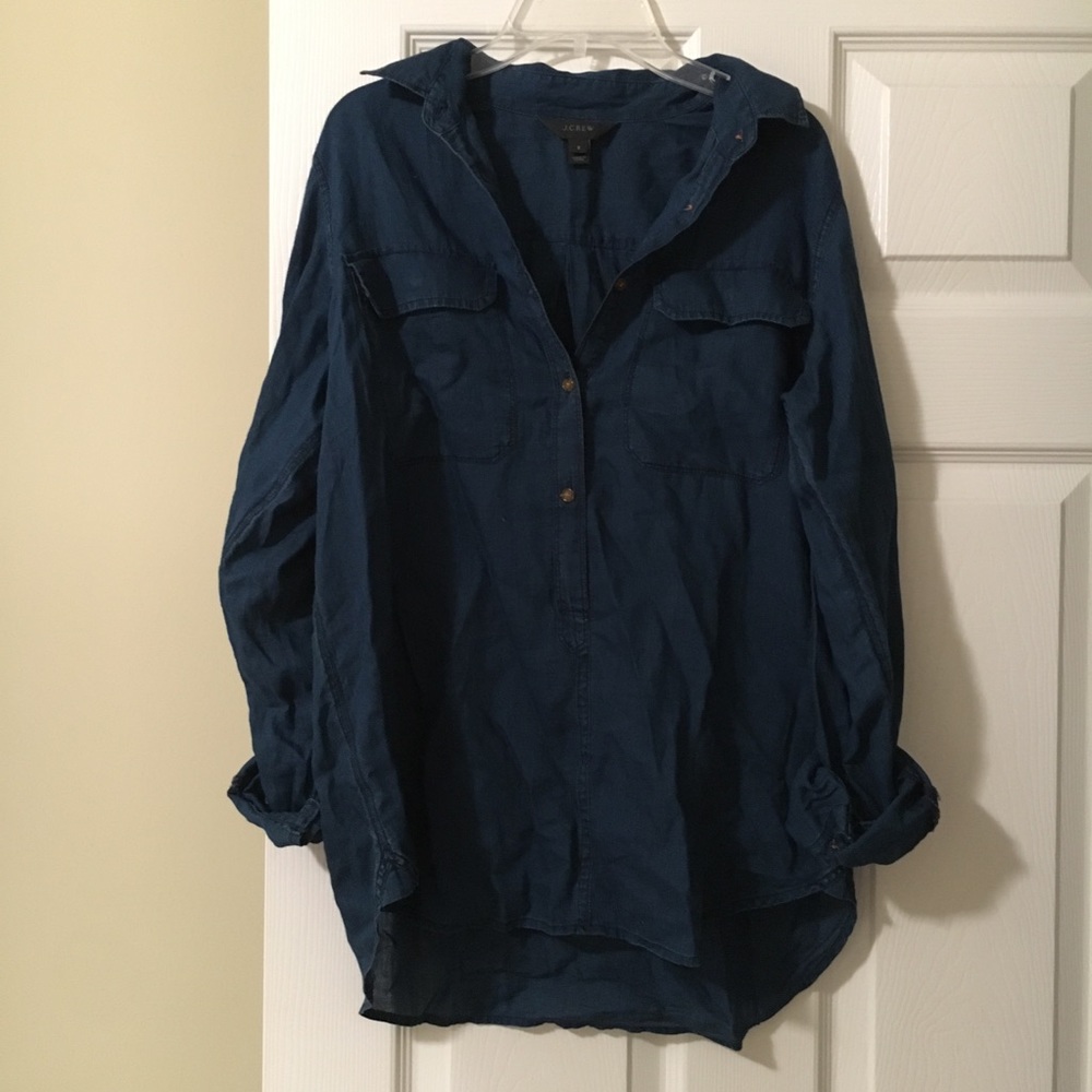 J.CREW demin button down